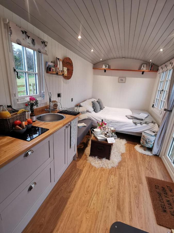 Elvan Farm Shepherd'S Hut Villa Exeter Exterior photo