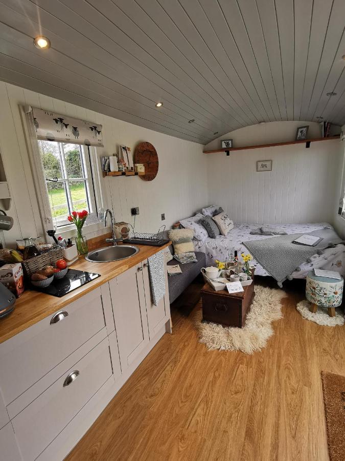 Elvan Farm Shepherd'S Hut Villa Exeter Exterior photo